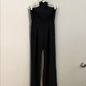 Vici Black Strapless Jumpsuit
